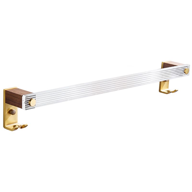 Metal Minimalist Bathroom Accessory as Individual or as a Set in Gold