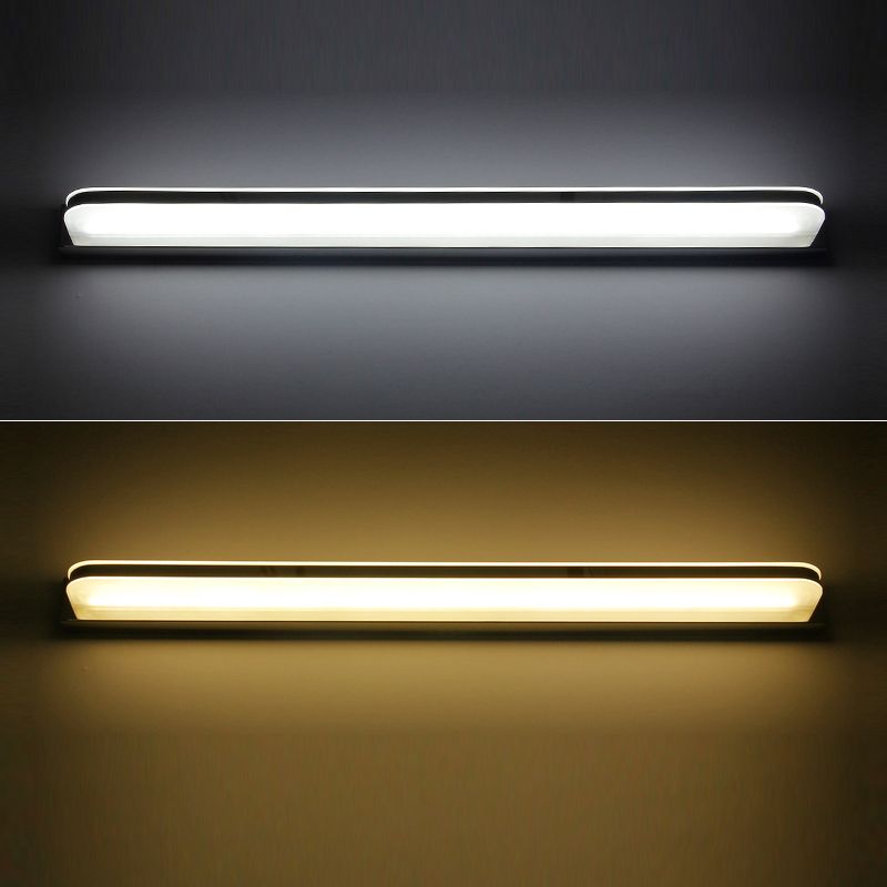 Modern Metallic LED Wall Sconce Simplicity Bathroom Vanity Lighting Fixtures