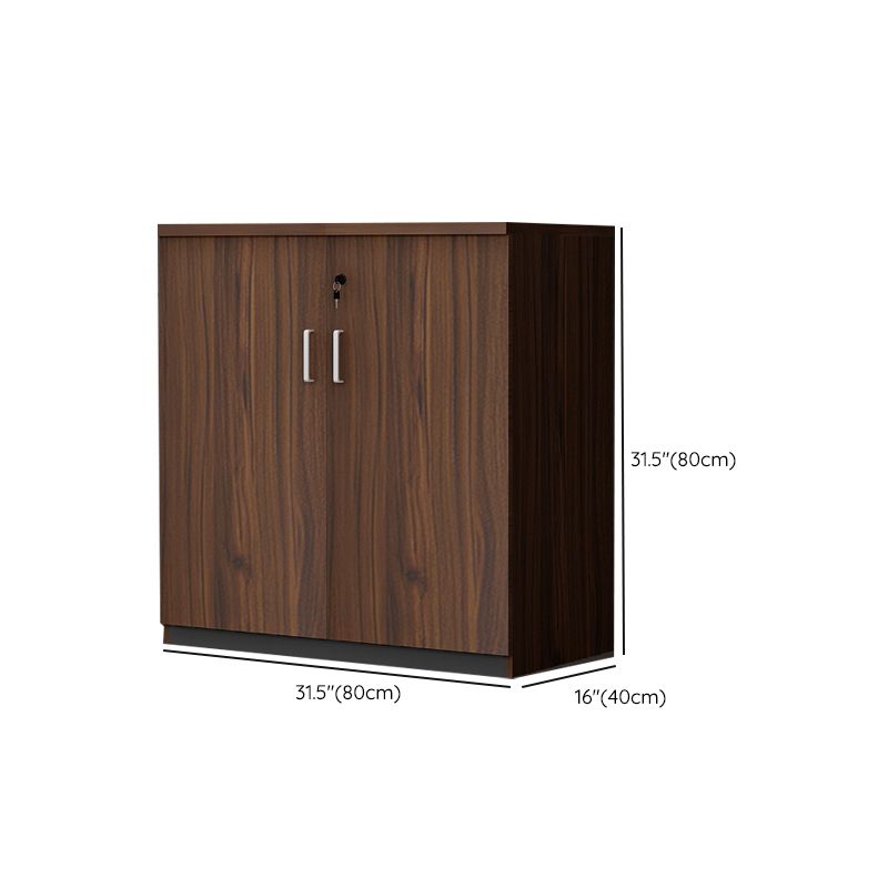 Engineered Wood Contemporary File Cabinet Lateral Cabinet with Storage