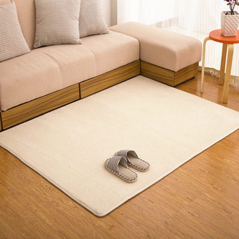 Tapis calmant multi-couleurs Polypropylène Plain Area Tapis Anti-Slip Rison intérieur résistant aux taches pour chambre à coucher