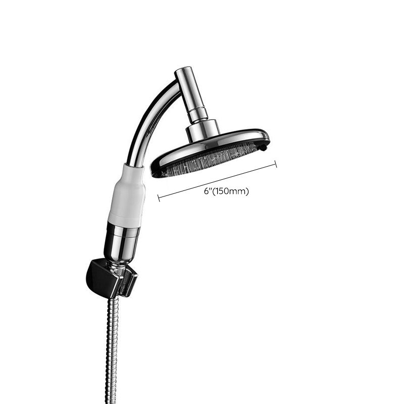 Handheld Shower Head with Katalyst Modern Wall Mounted Shower Head Combo