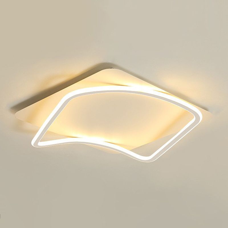 Modernism LED White Ceiling Light Flush Mount Lighting for Kitchen Home