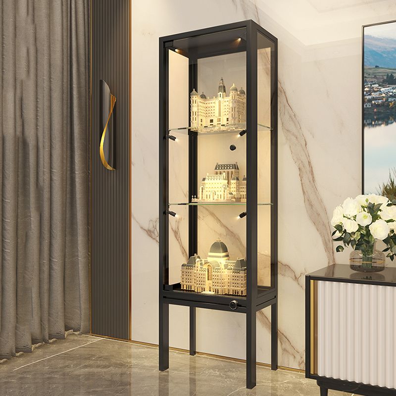 Gold/ Black Display Stand Stainless Steel China Display with High Legs