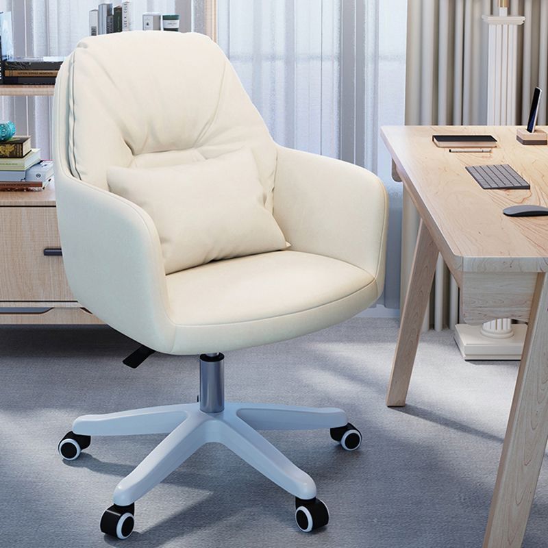 Contemporary Ergonomic Desk Chair Upholstered Pillow Included Office Chair