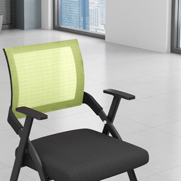 Contemporary Arms Included Conference Chair Mesh-back Chair for Office