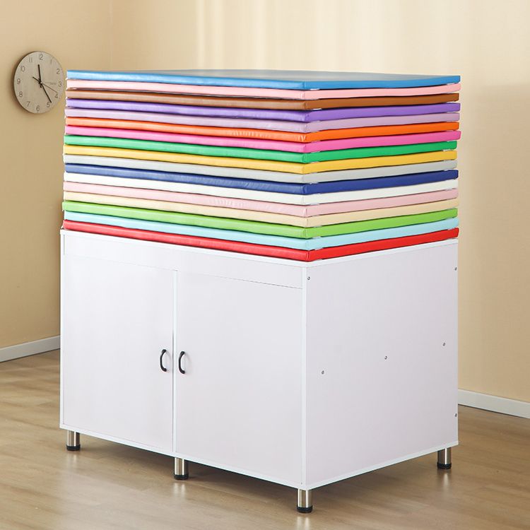 Modern Wooden Changing Table Dresser with Cabinet and Pad, 2-in-1 Changing Table