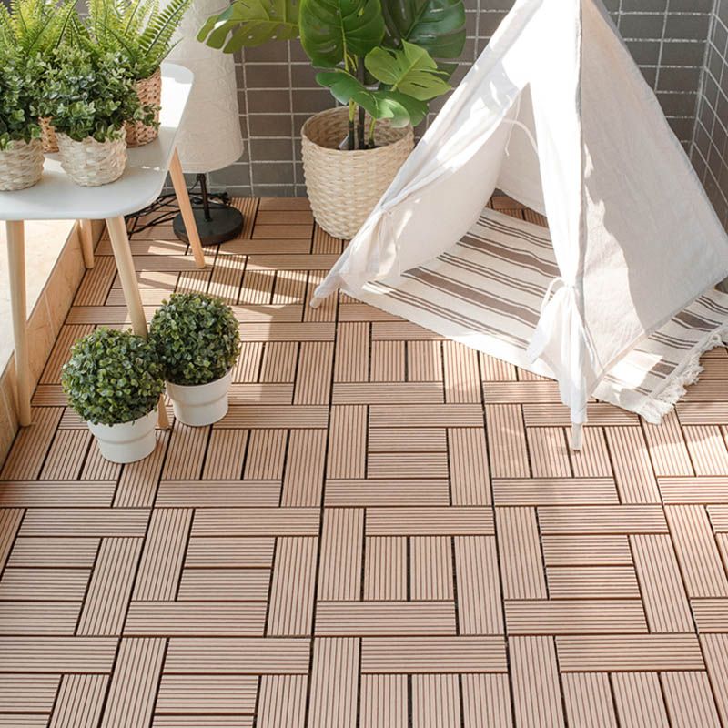 Composite Deck Flooring Tiles Interlocking Patio Flooring Tiles with Fire Resistant