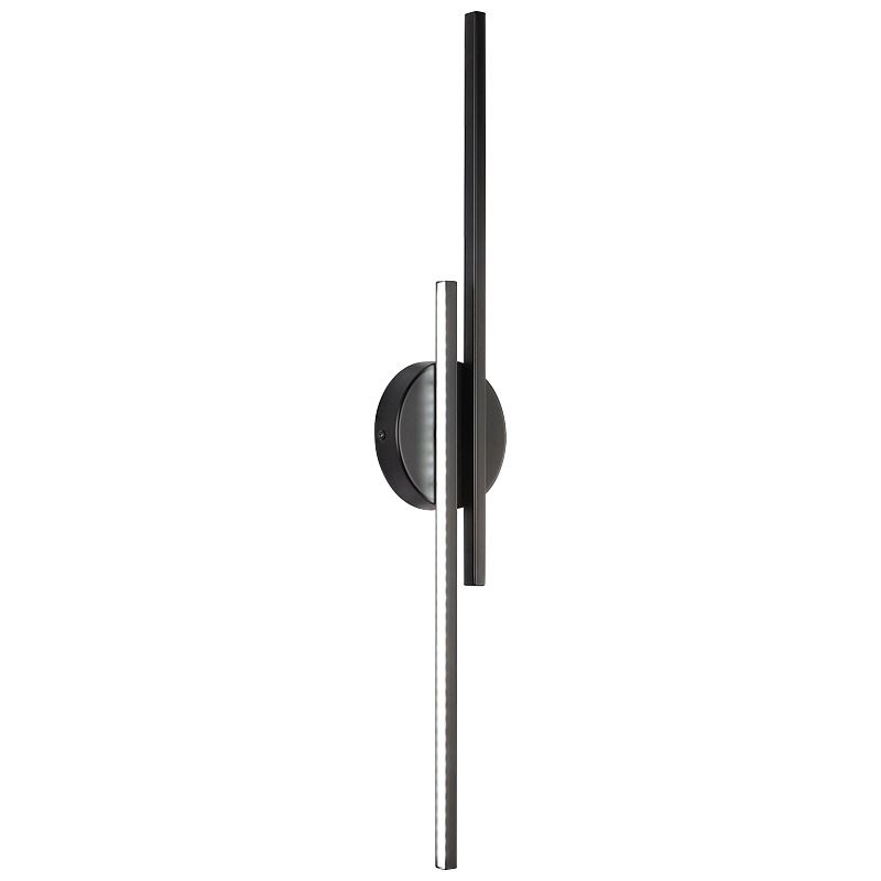 Moderne minimalistische stijl lineaire SCONCE -verlichtingsarmaturen Metal 2 Lichten Wandverlichting