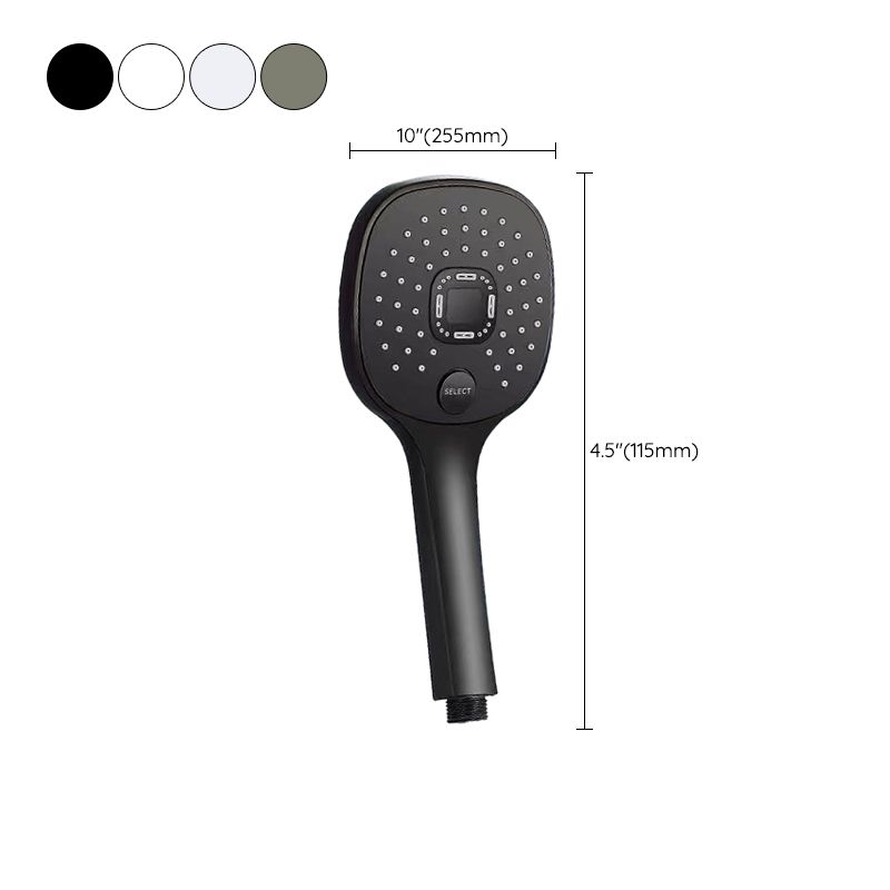 Plastic Handheld Shower Head Adjustable Water Flow Shower Head