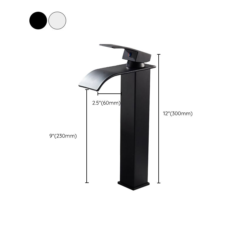 Vessel Sink Faucets One Lever Handle Modern Faucets for Bathroom