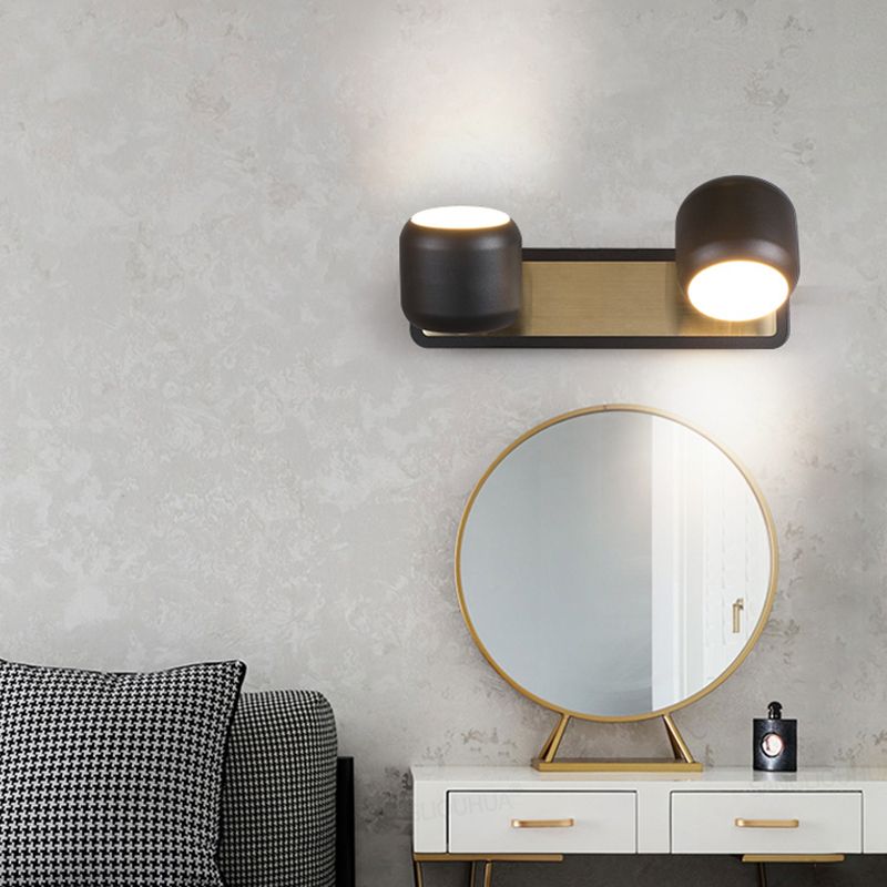 Contemporary Style Geometric Vanity Lighting Ideas Metal Multi Lights Vanity Sconce