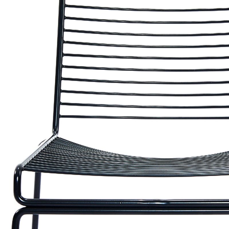 Contemporary Outdoor Bistro Chairs Metal Stacking Outdoors Dining Chairs