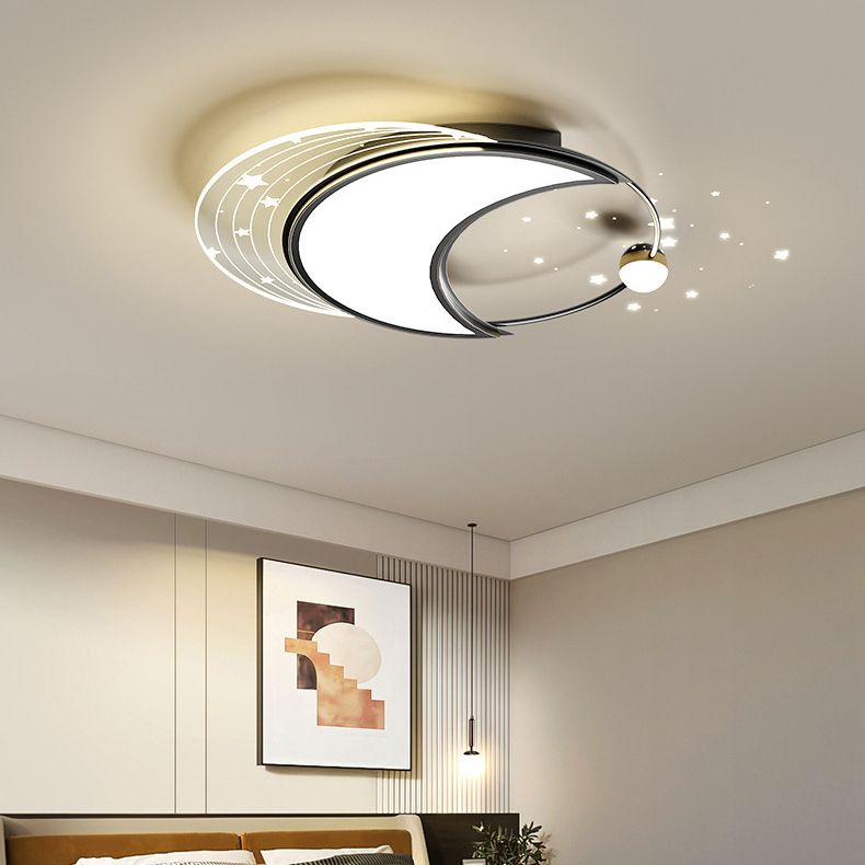 Modern Ceiling Lamp Acrylic LED Flush Mount Light Fixture for Bedroom