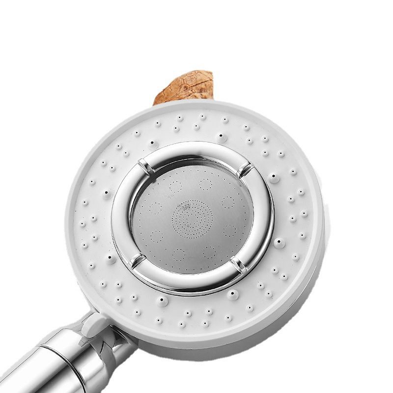 Modern Handheld Shower Head Adjustable Spray Pattern Shower Head in Stainless Steel