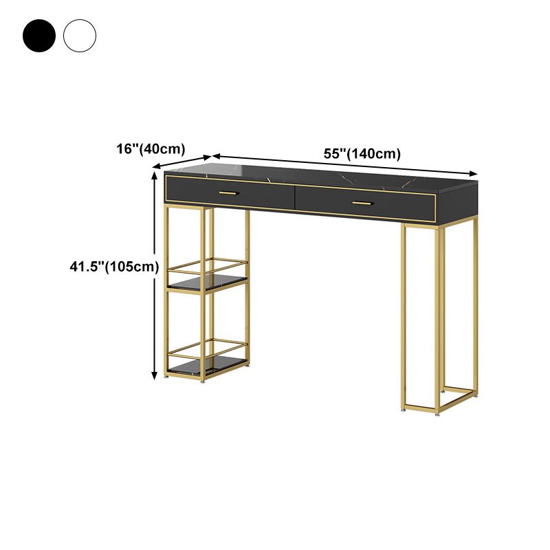 Rectangle Bar Table Traditional Luxury Bar Table with Sled Base