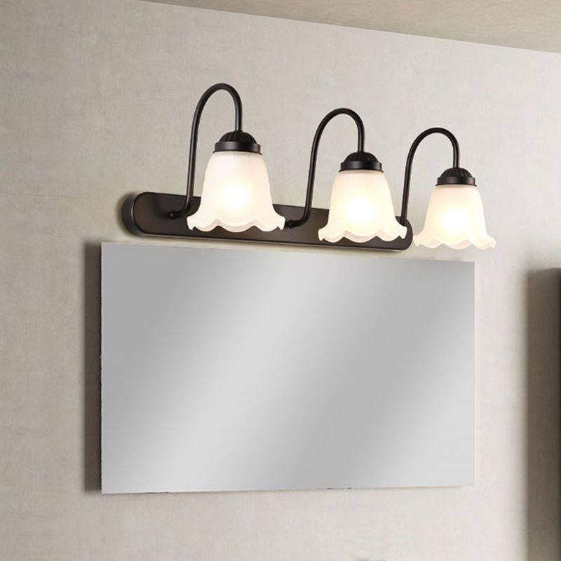 Sconce Light Fixture Modern Glass Wall Mounted Light for Bathroom