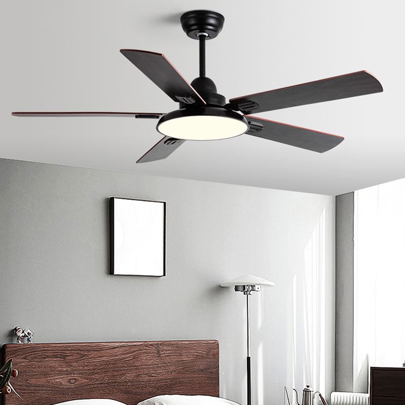 Contemporary Ceiling Fan Light Fixture Simplicity LED Ceiling Flush Mount for Bedroom