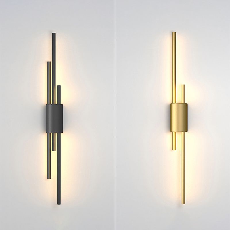 Metall Multi -Lichter Wandmontage Beleuchtung Linear moderner Wandleuchten