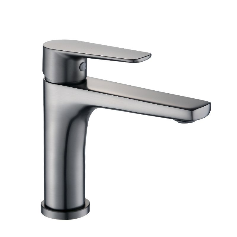 Contemporary Centerset Faucet Single Lever Handle Faucet for Bathroom