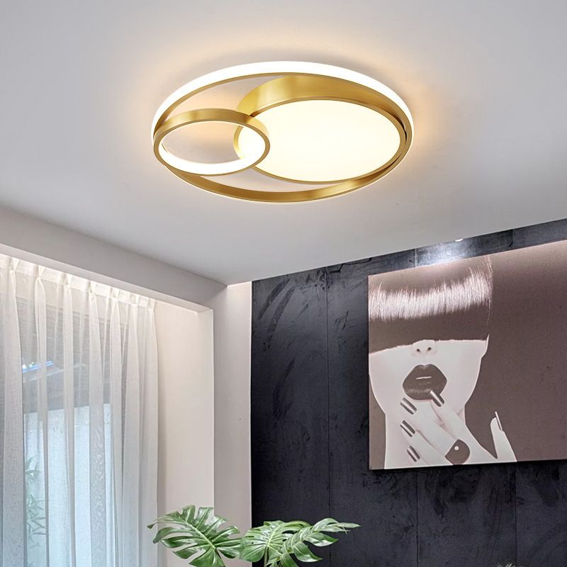 Simplicity Flush Mount Ceiling Lamp Household LED Ceiling Mount Lighting for Bedroom