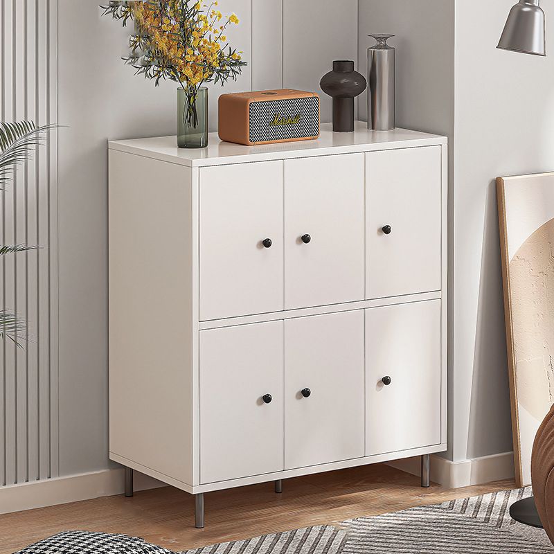 Horizontal Wooden Combo Dresser Contemporary Chest with Door