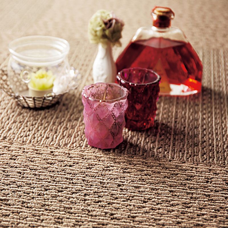 Home Indoor Carpet Tiles Solid Color Square Stain Resistant Carpet Tiles