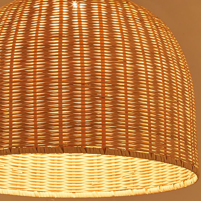 Modern Rattan Hanging Light Simplicity Pendent Lighting Fixture for Restaurant