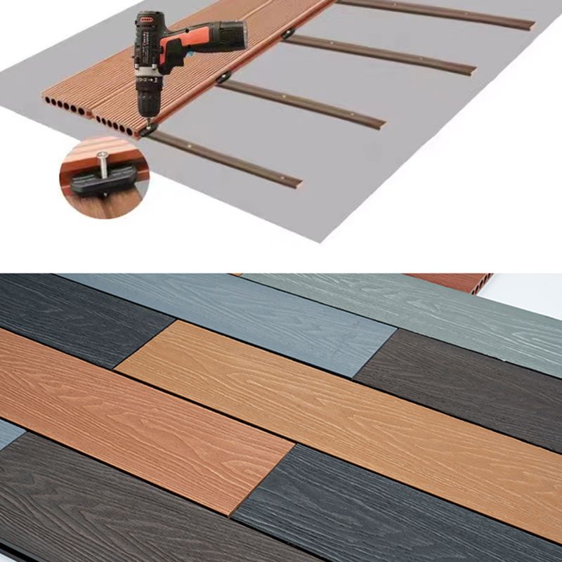 Tradition Engineered Floor Tile Wire Brushed Click Lock Wooden Floor for Living Room