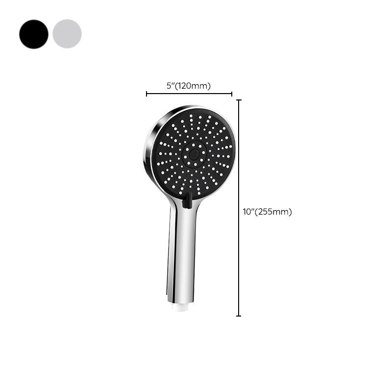 Contemporary Shower Head 5 Setting Adjustable Spray Pattern Handheld Shower Head