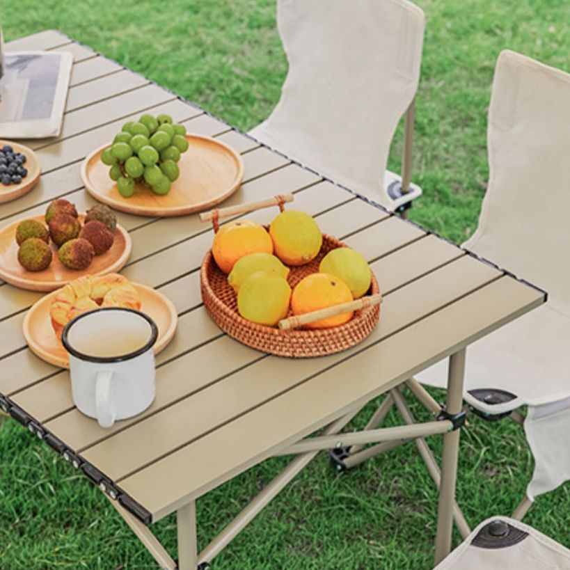 Outdoor Removable Camping Table Modern Aluminum Foldable Camping Table