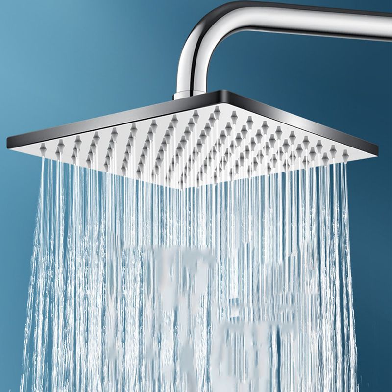 Contemporary Square Shower Head Combo with Handheld Shower Head