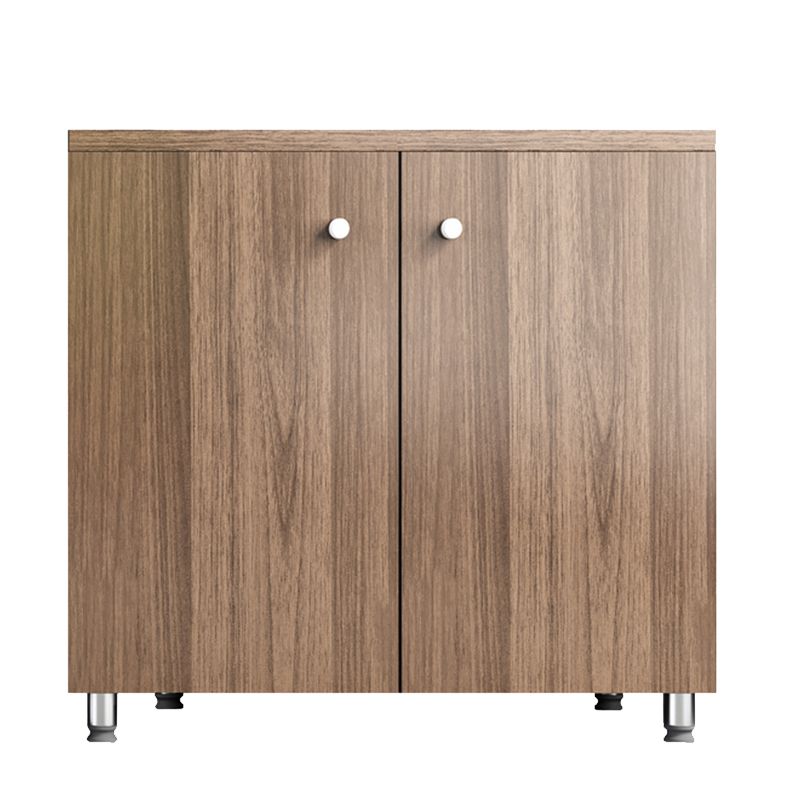 Nordic Style File Cabinet Solid Wood Frame Vertical File Cabinet