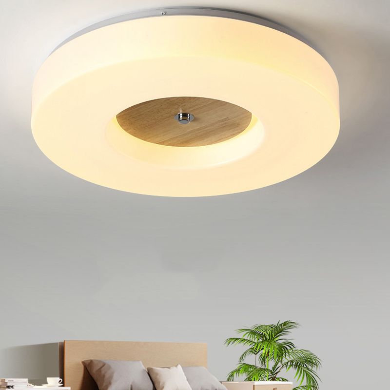 Modern Round Ceiling Mount Light LED Ceiling Light with Acrylic Shade for Aisle