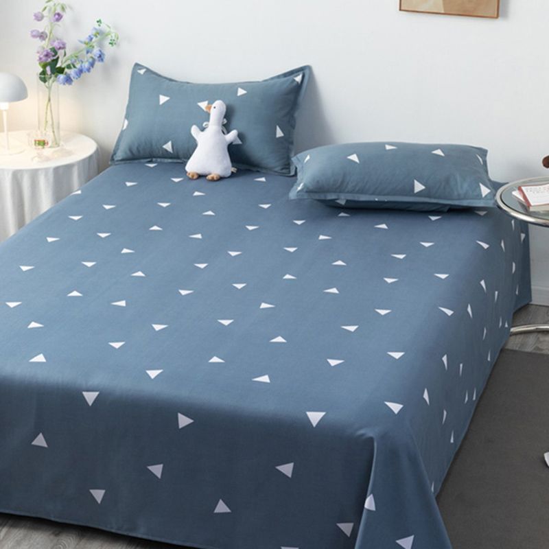 Cartoon Printed Bed Sheet Polyester Twill Breathable Fade Resistant Sheet