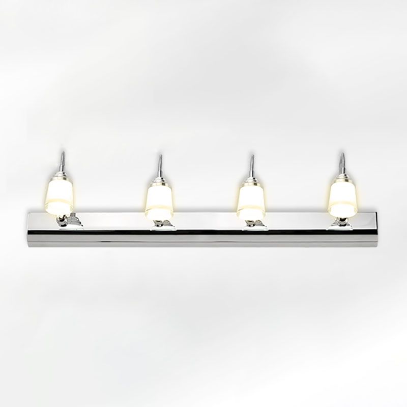 Modern Simplicity Metal Wall Light Rotatable LED Wall Lamp in Silver