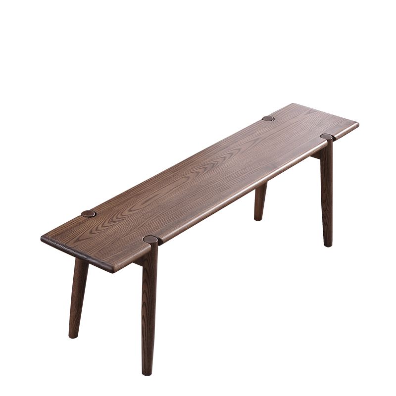 16.38-inch Height Solid Wood Seating Bench Modern Rectangle Bench