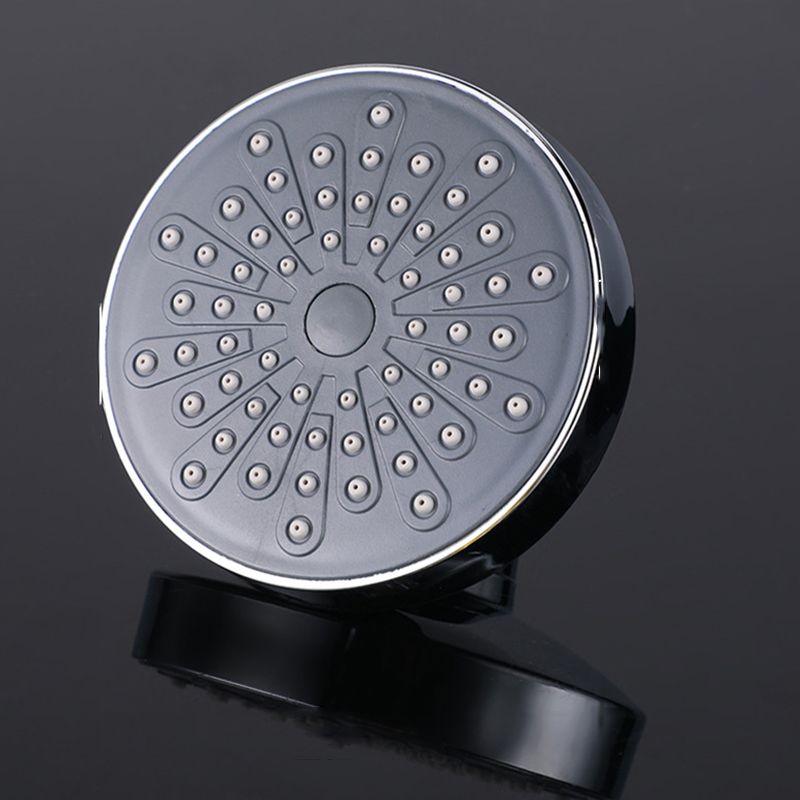 Round Fixed Shower Head Traditional Style Metal 5-inch Fixed Shower Head