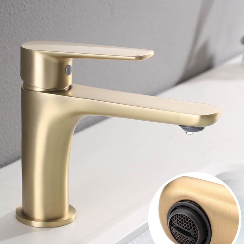 Light Luxury Vessel Sink Faucet Lever Handle Single Hole Bathroom Faucet