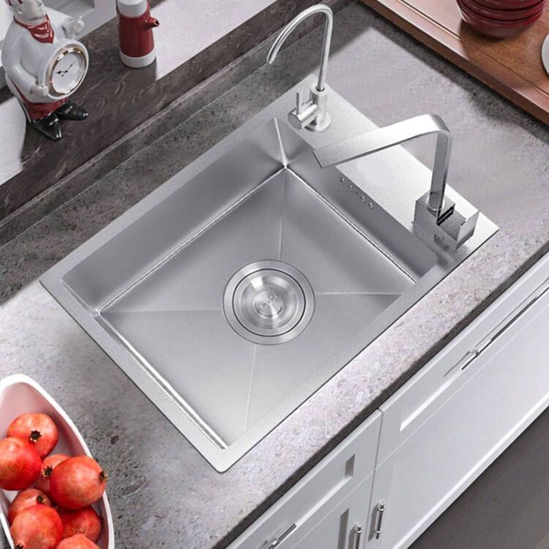 Modern Style Kitchen Sink Stainless Steel Drop-In Kitchen Sink