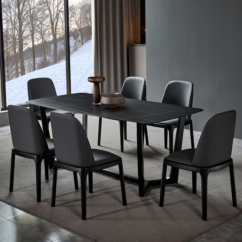 Modern Side Dining Chairs Faux Leather Dining Chairs for Kitchen