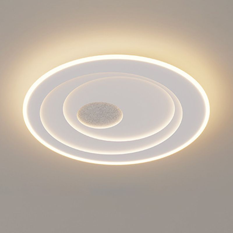 Contemporary Flush Mount Lighting LED White Ceiling Light for Home