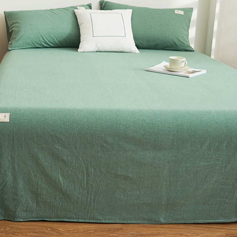 Cotton Fitted Sheet Solid Elegant Basic Pillowcase for Bedroom