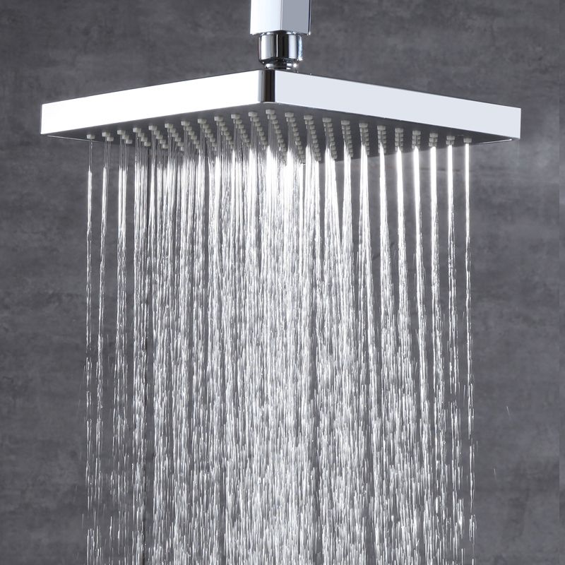 Traditional Metal Fixed Shower Head Ceiling Mounted Square Fixed Shower Head