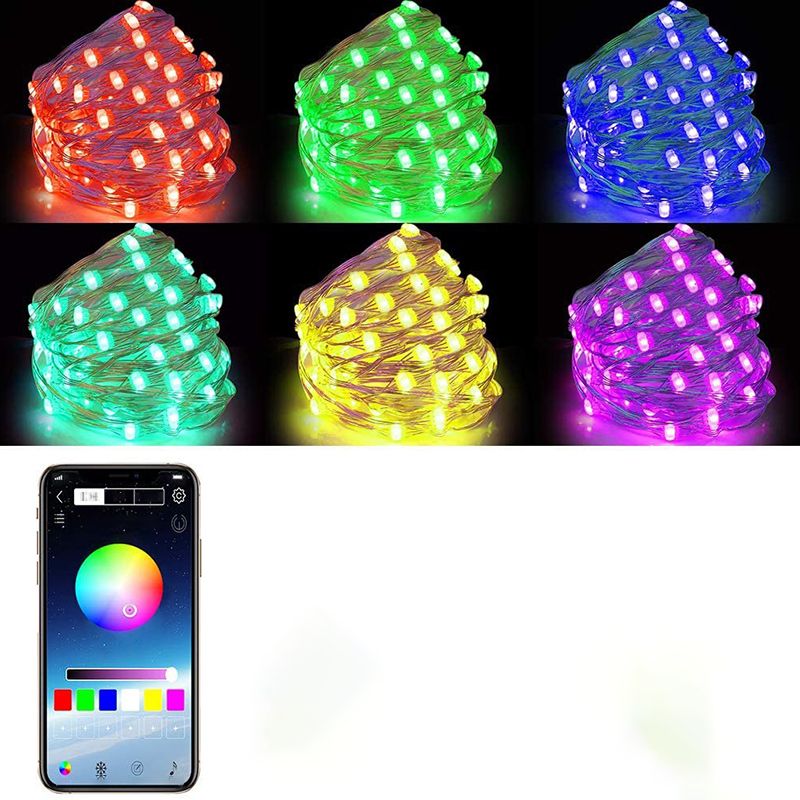 Firefly Bluetooth RGB String Light Decorative Plastic Outdoor Festive Light