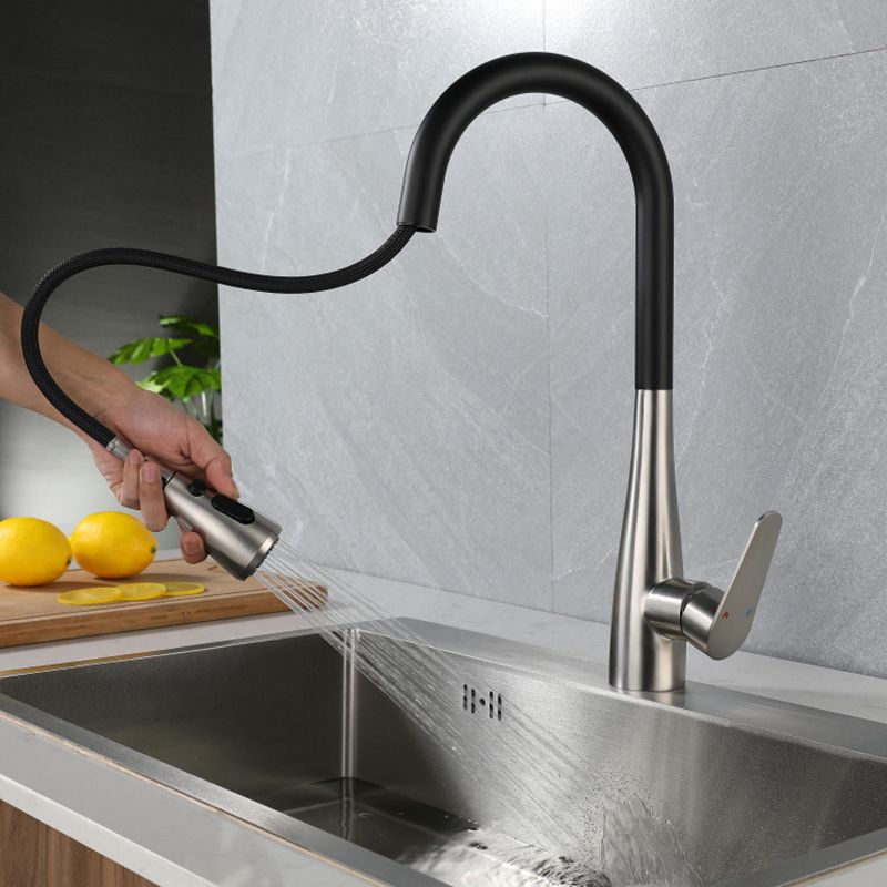 Pull down Kitchen Faucet Single Handle Faucet with Pull out Sprayer