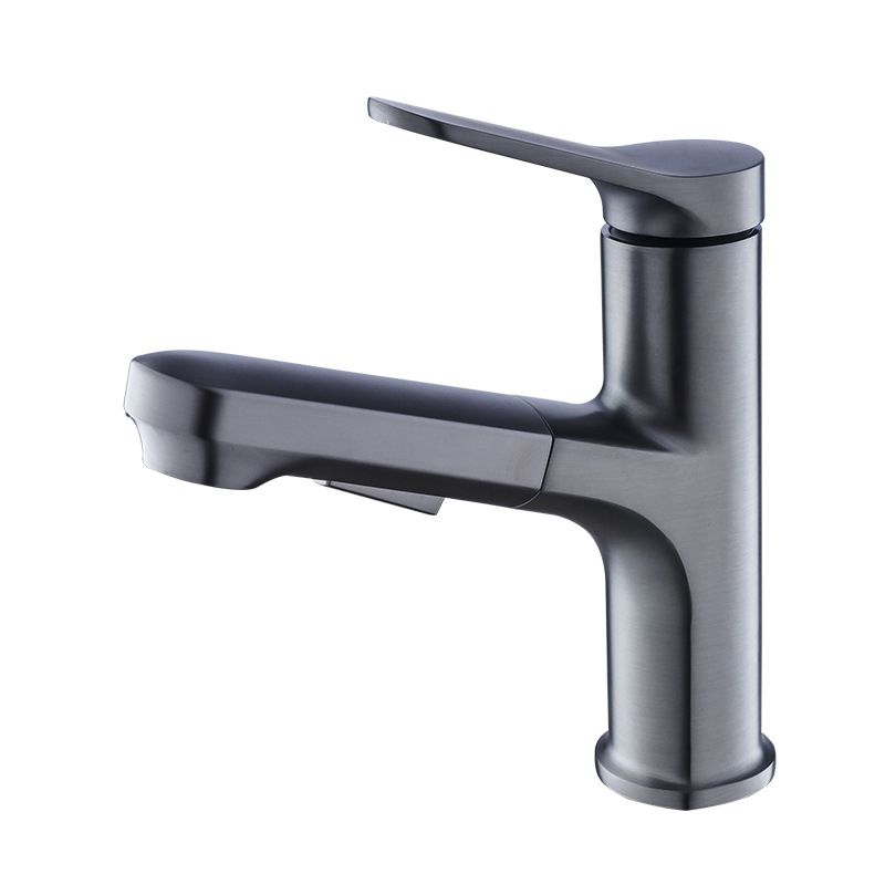 Vessel Sink Faucet Modern Pull-out Bathroom Faucet with One Lever Handle