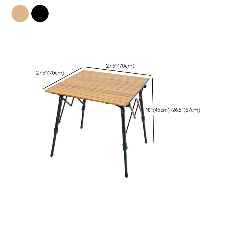 Contemporary Lift Aluminum Camping Table Removable Rectangle Camping Table