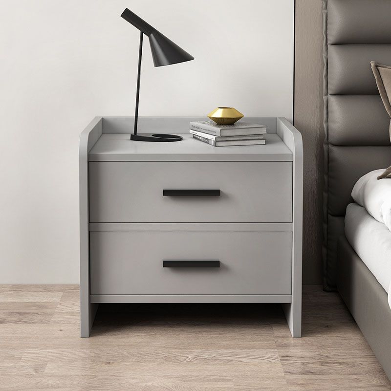 Modern Manufactured Wood Night Table Drawer Storage Bedside Cabinet with Drawers