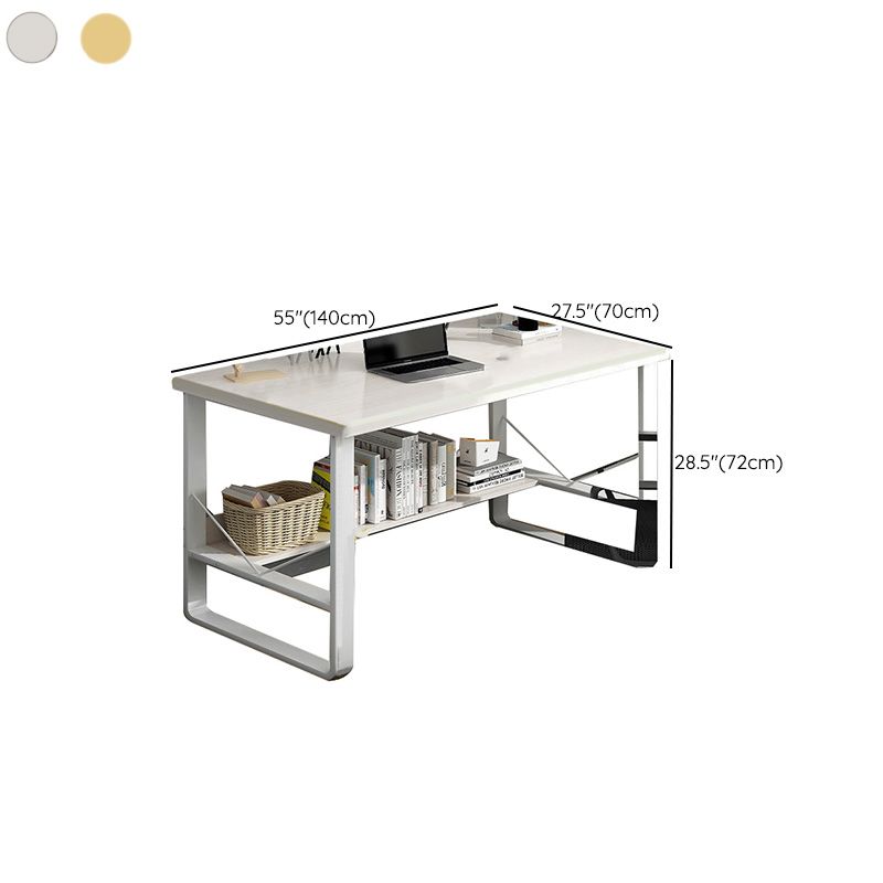 Industrial Office Desk Manufactured Wood Writing Desk for Bedroom