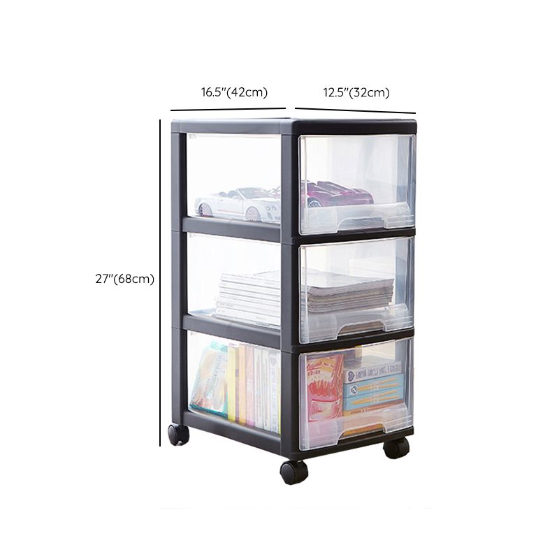 Vertical Transparent File Cabinet Plastic Drawers File Cabinet